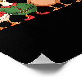 Just A Merry Goose Christmas Funny Holiday Farm An Poster (Hoek)