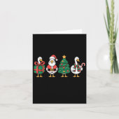 Just A Merry Goose Funny Christmas Silly Goose Xma Kaart (Voorkant)