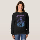 Just A Mom Who Loves Archery Bow Arrow Shooting Sp Trui (Voorkant volledig)