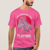 Just A Mom Who Loves Roller Skating Funny Roller S T-shirt (Voorkant)
