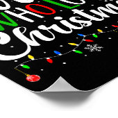 Just A Nurse Who Loves Christmas Rn Nursing Christ Poster (Hoek)