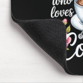 Just A Nurse Who Loves Coffee Funny Nursing Design Muismat (Hoek)
