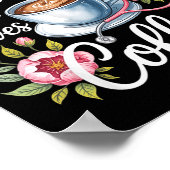 Just A Nurse Who Loves Coffee Funny Nursing Design Poster (Hoek)