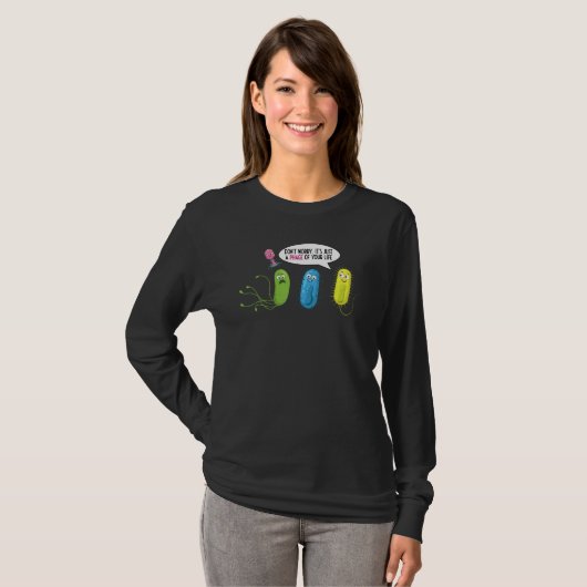 Just A Phage Of Your Life  Bacteriophage T-shirt (Voorkant volledig)
