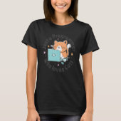 Just a programmer who loves cats and computers Cod T-shirt (Voorkant)