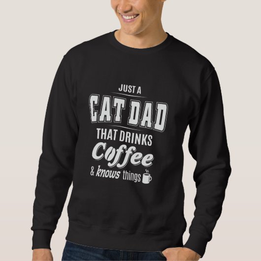 Just A Receptionist Funny Coffee Drinker Lover Gif Trui (Voorkant)