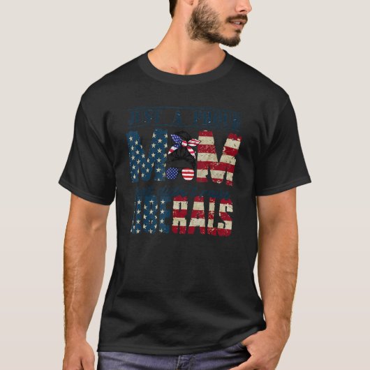 Just A Regular Mom Trying Not To Raise Liberals Re T-shirt (Voorkant)