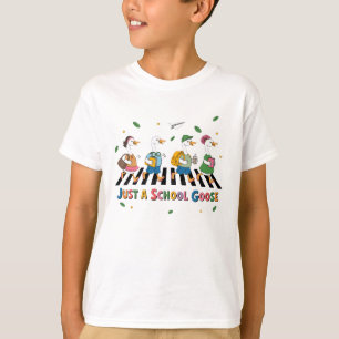 "Just a School Goose" Leuke Kinderen T-shirt