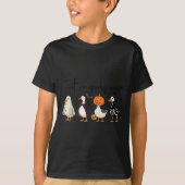 Just A Soky Goose Skeleton Witch Pumpkin Ghost Hal T-shirt (Voorkant)