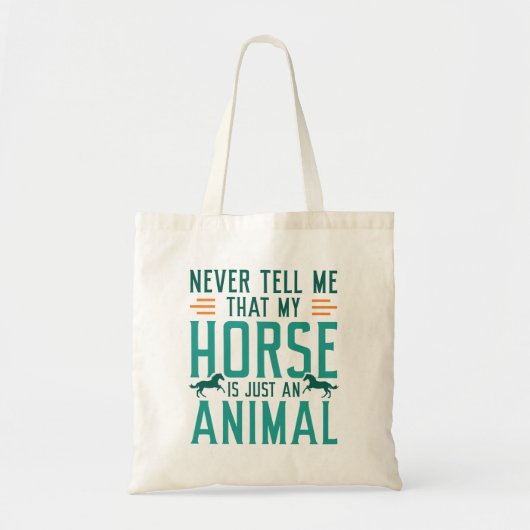 Just An Animal Tote Bag (Voorkant)