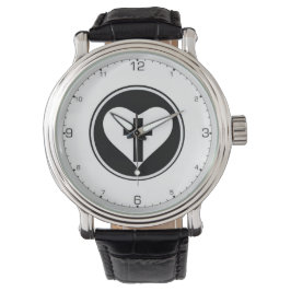 Just and Sinner Heart Logo Watch Horloge