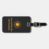 Just another Day with Sunshine Bagagelabel (Voorkant horizontaal)