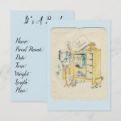  'Just Arrived'-geboorteaankondiging Kaart (Voorkant / Achterkant)