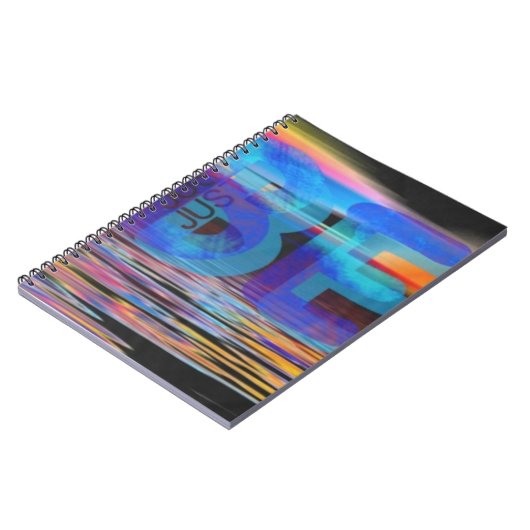 JUST BE Citaat Mindfulness cadeaus voor vrouwen en Notitieboek (Linkerzijde)