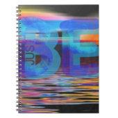 JUST BE Citaat Mindfulness cadeaus voor vrouwen en Notitieboek (Voorkant)