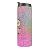Just Be Happy Thermische Bekerglas Thermosbeker (Geroteerd rechts)