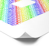 Just BE: The Permission to Exist Rainbow Art Poste Poster (Hoek)