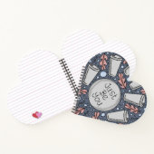 Just be you- hand drawn illustration  notitieboek (Binnen)