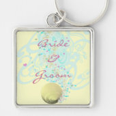 Just Beachy Wedding Sleutelhanger met Shell en wer (Voorkant)