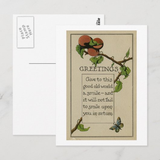 Just Because Greeting Card Briefkaart (Voorkant / Achterkant)