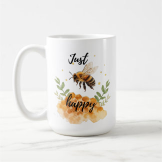 Just Bee Happy  Koffiemok
