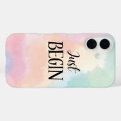 Just Begin Case-Mate iPhone Case (Achterkant (horizontaal))
