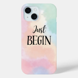 Just Begin iPhone 15 Case