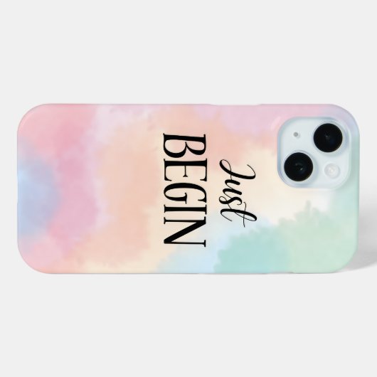 Just Begin Case-Mate iPhone Case (Achterkant (horizontaal))