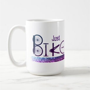 "Just Bike" Graffiti uit Bike Parts & Tire Tracks Koffiemok
