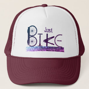 "Just Bike" Graffiti uit Bike Parts & Tire Tracks Trucker Pet