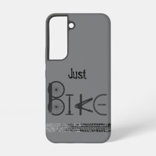 "Just Bike" Graffiti van fietsonderdelen en banden Samsung Galaxy Hoesje