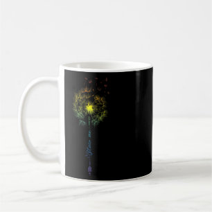Just Blow Me Dandelion Tattoo Arrows Breathe Rainb Koffiemok