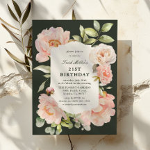 Just Blush Bloem 21e Verjaardag