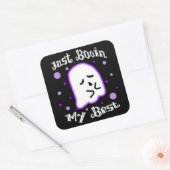 Just Booin My Best Square Sticker (Envelop)