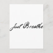just-breathe briefkaart (Voorkant)