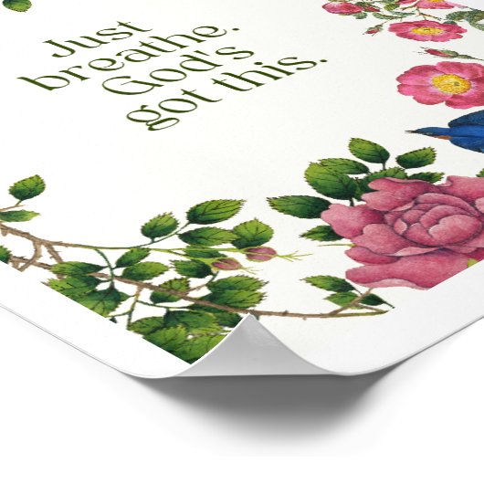 Just Breathe. God's Got This Poster (Hoek)