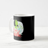 Just Breathe Mindfulness Quote Mug for Daily Calm Koffiemok (Voorkant links)
