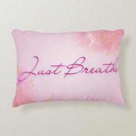 Just Breathe - Pink Serenity Gift Accent Kussen