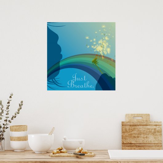 just-breathe poster (Keuken)