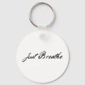 just-breathe sleutelhanger (Voorkant)