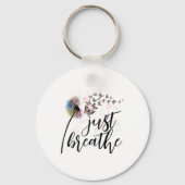 just-breathe sleutelhanger (Voorkant)