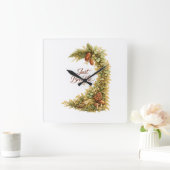 Just Breathe Thema Vierkante Klok (Huis)