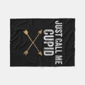 Just Call Me Cud Shirt Retro Arrow Valentine Day  Fleece Deken (Voorkant (Horizontaal))