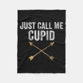 Just Call Me Cud Shirt Retro Arrow Valentine Day  Fleece Deken (Voorkant)