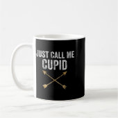 Just Call Me Cud Shirt Retro Arrow Valentine Day Koffiemok (Links)