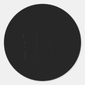 Just Can't Get Enough  Ronde Sticker (Voorkant)