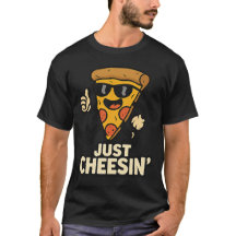 Just Cheesin' Funny Pizza Sleutelhanger - Schattig