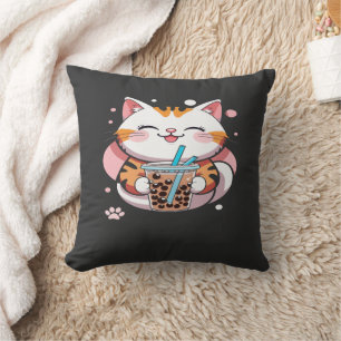 Just Chill Cat T-shirt – Relaxing Cat Lover Graphi Kussen
