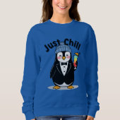Just Chill Penguin Trui (Voorkant)