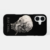 Just Chill Skull  iPhone 16 Hoesje (Achterkant horizontaal)